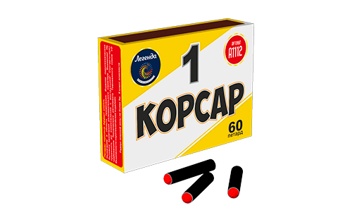  Петарды Корсар 1 в пленке  в Суздале